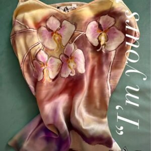 Women's Hand Painted 100% Silk Charmeuse Camisole's