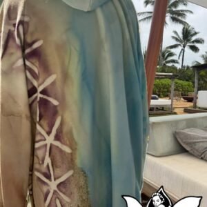 Unisex/Men’s Handpainted Beach hoodie.